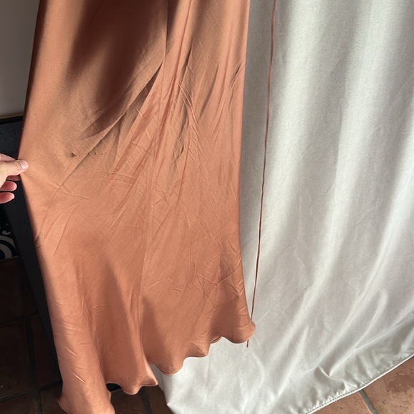 La Lune Ruched Backless Slip Dress - Picture 4 of 6